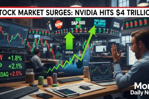 Shocking Stock Market Today Dow, S&P & Nasdaq Rally as Nvidia Hits $4 Trillion
